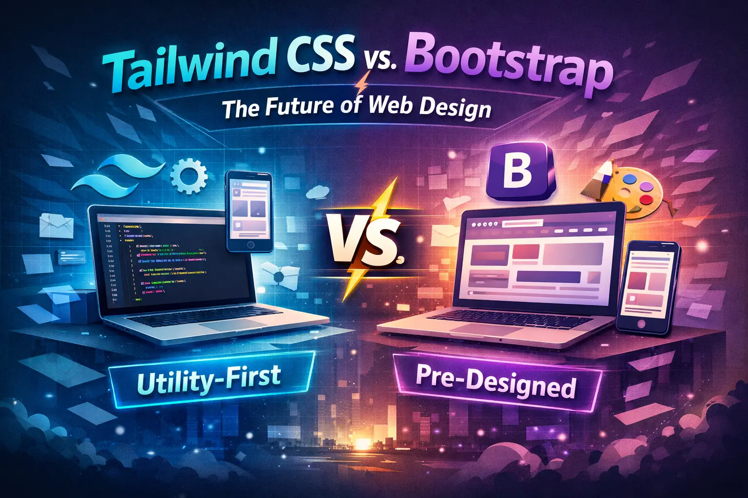 Tailwind vs Bootstrap Comparison